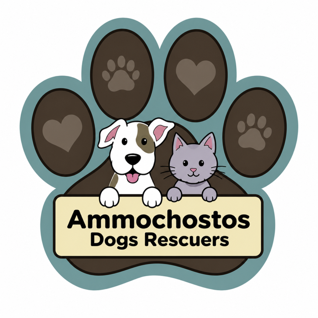 Ammochostos Dog Rescuers logo — dog shelter in Famagusta, Cyprus